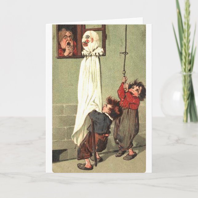 Cartão Brincadeira de Halloween (Frente)