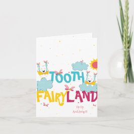 Cartão Brincadeira Engraçada Fada Dente Personalizada Obr