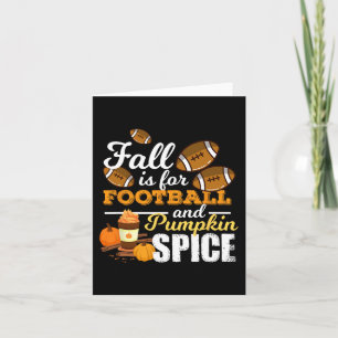 Cartão Brincadeira Pumpkin Spice Catite Dom É Para Futebo