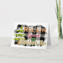 Brincando em Torno da Árvore de Natal Interior em 