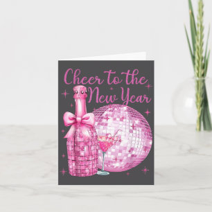Cartão Brindar ao Ano Novo Feliz Ano Novo 2026 Festa Di