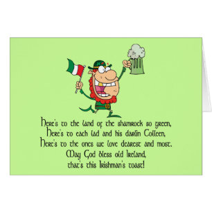 Cartão Brinde irlandês