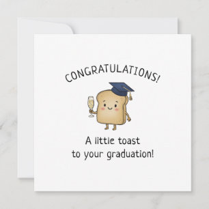 Cartão Brinde Kawaii com Piada para Novo Graduado