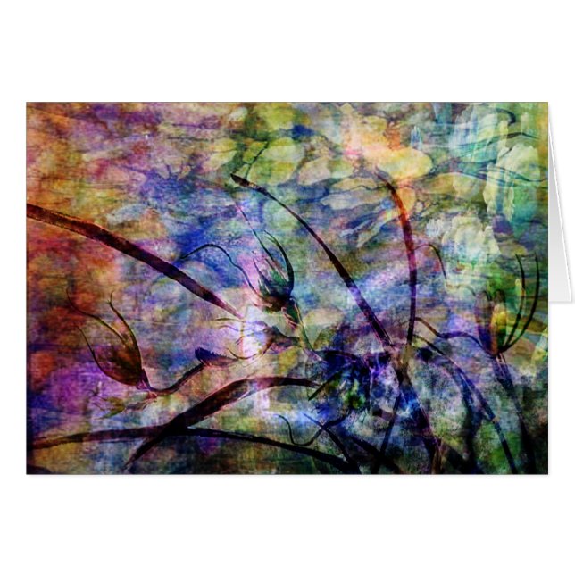 Cartão Brisa do verão (Frente Horizontal)