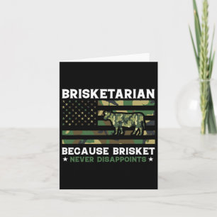 Cartão Brisketarian Porque Brisket Nunca Desaponta Shi