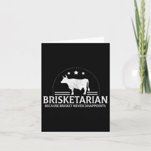 Cartão Brisketarian Porque Brisket Nunca Descarta Churras