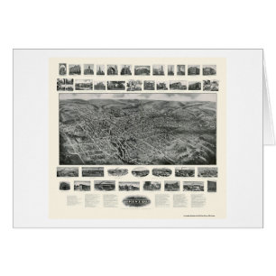 Cartão Bristol, mapa panorâmico do CT - 1907