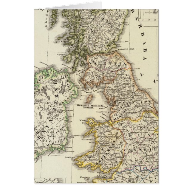 Cartão Britannia e Hibernia (Frente)