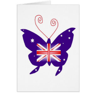 Cartão British Diva Butterfly