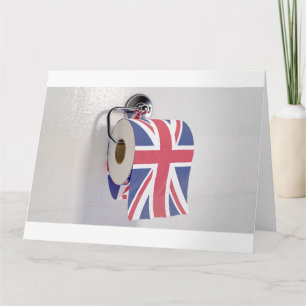 Cartão British Toilet Paper