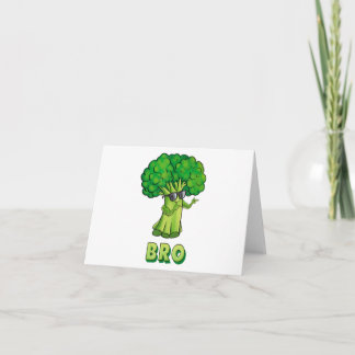 Cartão Broccoli é meu irmão Malhação Veggie Power Vegan B