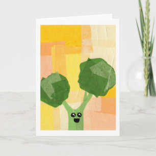 Cartão Broccoli greeting card