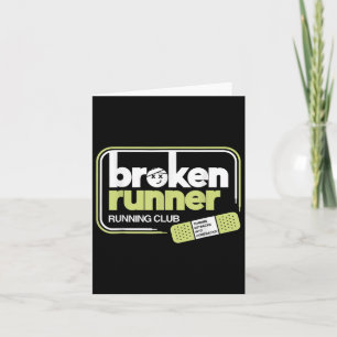 Cartão Broken Runner Runner Club Transformando Atrasos Em