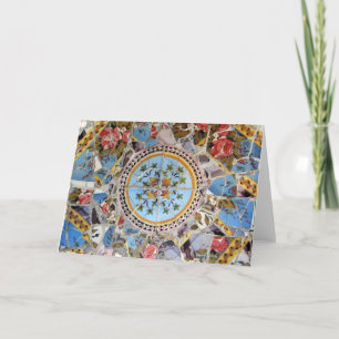 Cartão Broken Tile Mosaic