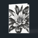 Cartão Bromeliad - Watercolor flowers<br><div class="desc">Watercolor flowers</div>