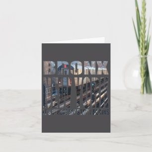 Cartão Bronx Nova York Onde Minha História Começa 