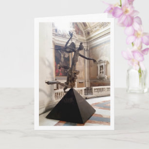 Cartão Bronze Angel Scultura, Roma, Itália