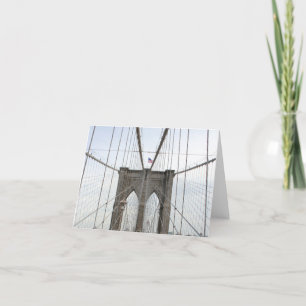 Cartão Brooklyn Bridge Perspective