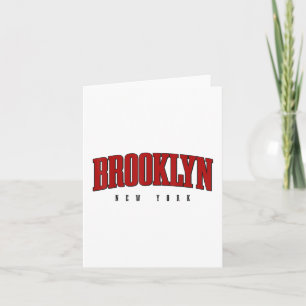 Cartão Brooklyn Nova Iorque Pride Nyc Ny Retro Sports S