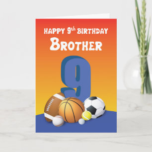 Cartão Brother 9º Aniversário do Esportes