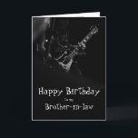 Cartão Brother Brother de Aniversário se diverte com você<br><div class="desc">Irmão da Lei de Aniversário para Músico com Divertimento</div>