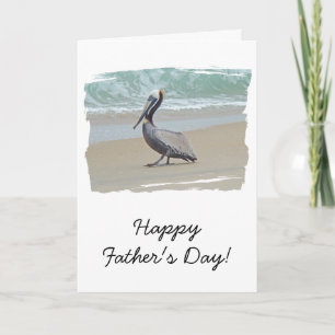 Cartão Brown Pelican Father's Day