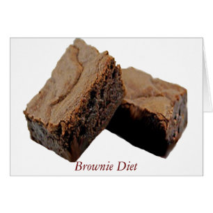 Cartão Brownie Diet