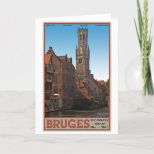 Cartão Brugge - Belfry