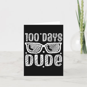 Cartão Bruh 100 Dias De Cara Escolar Engraçado 100º Dia D
