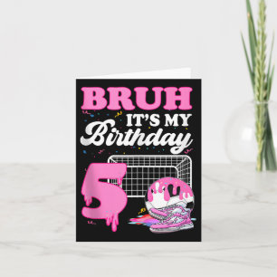 Cartão Bruh É O Meu Sorvete De Futebol De Aniversário De