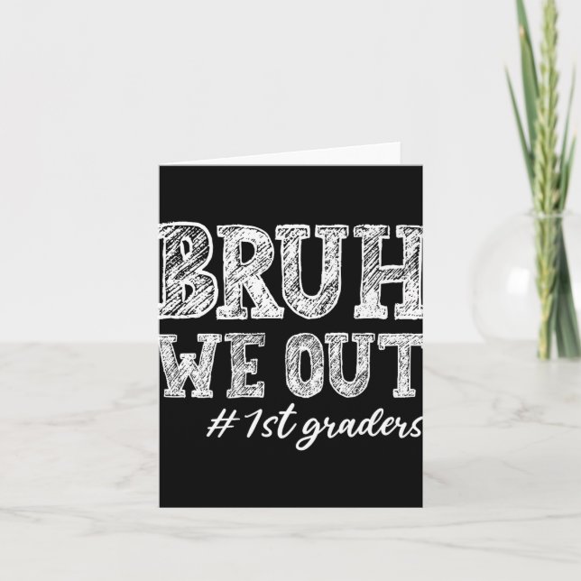 Cartão Bruh Nós Tivemos 1rua Graduando 1rua De Graduação (Frente)
