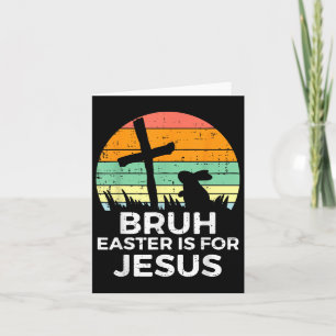 Cartão Bruh Páscoa É Para Jesus Coelho Coelho Religioso C