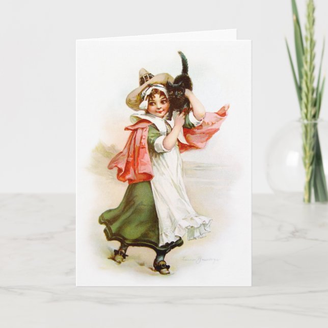 Cartão Brundage: Pouca bruxa de Salem (Frente)