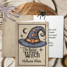 Bruxa de Halloween da Tipografia Gótica Personaliz