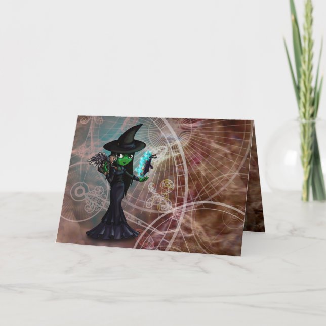 Cartão Bruxa Má (Frente)