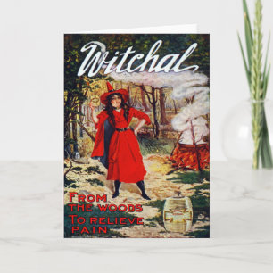 Cartão Bruxa Witchal de 1912
