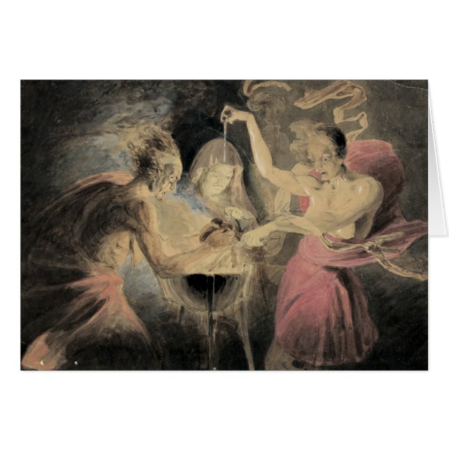 Cartão Bruxas de Macbeth (Frente Horizontal)