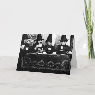 Cartão Bruxas do País de Gales - Vintage do Tea Party