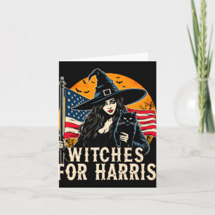 Cartão Bruxas Para Kamala Harris Halloween, Sociedade Pol
