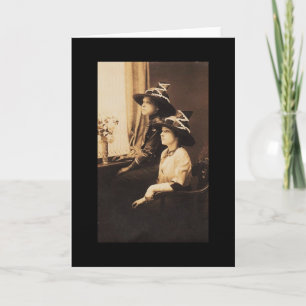 Cartão Bruxas Vintage