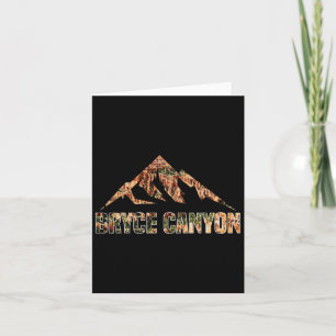 Cartão Bryce Canyon National Park Souvenir Utah Hiking Ou