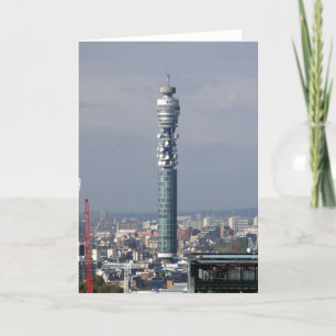 Cartão BT Tower, London, England.