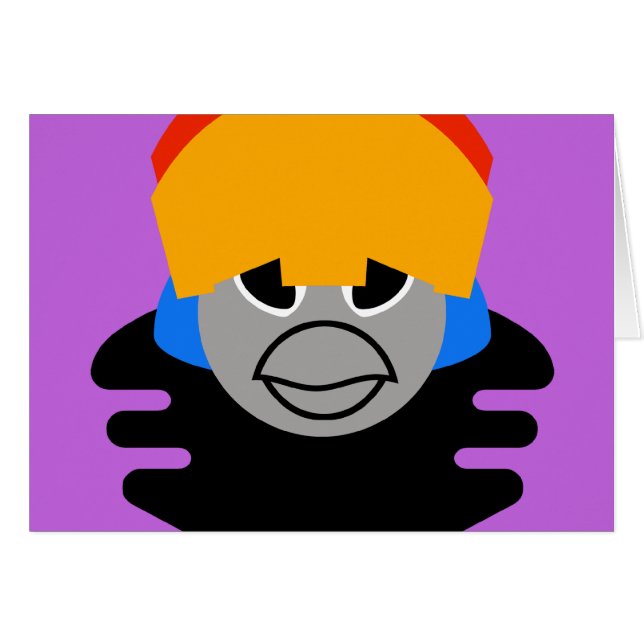 Cartão Bubla-Chan Clupkitz (Frente Horizontal)