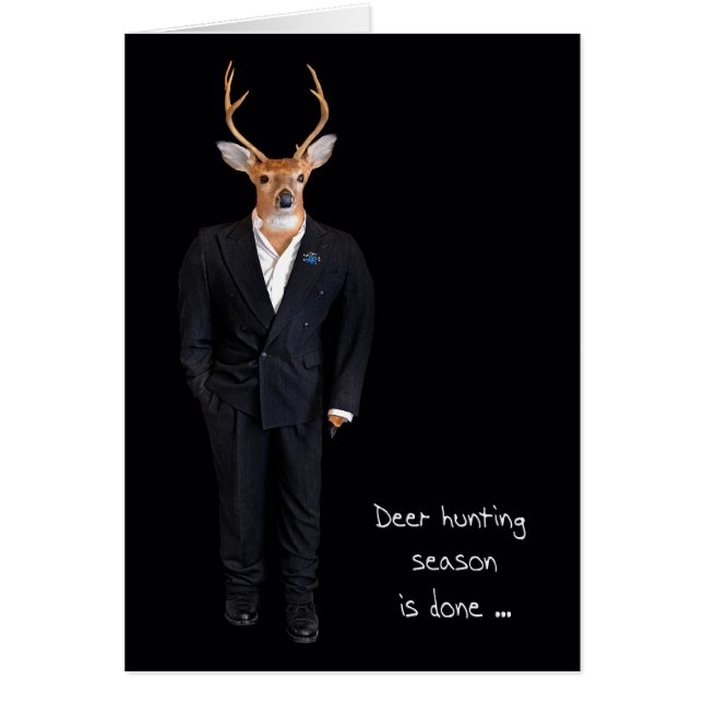 Cartão Buck em terno (Frente)