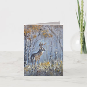 Cartão Buck Meadow - pintado à mão