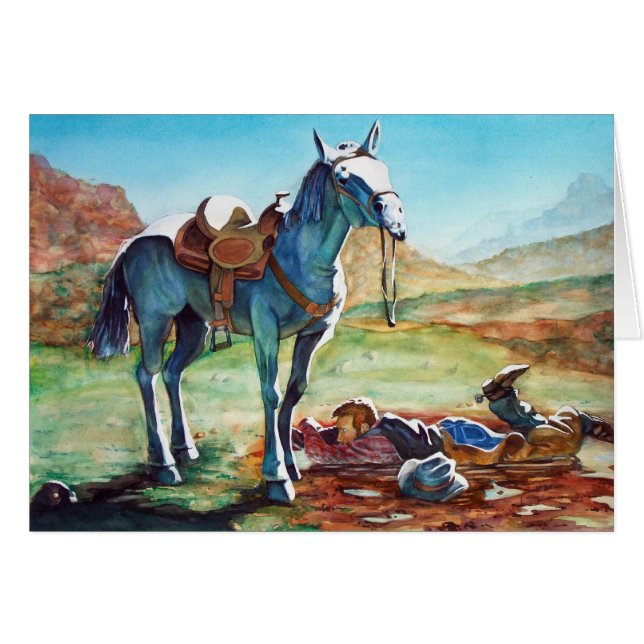 Cartão Bucked (Frente Horizontal)