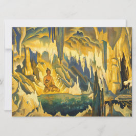 Cartão Buda, o Vencedor (Arte Budista) (de Roerich)