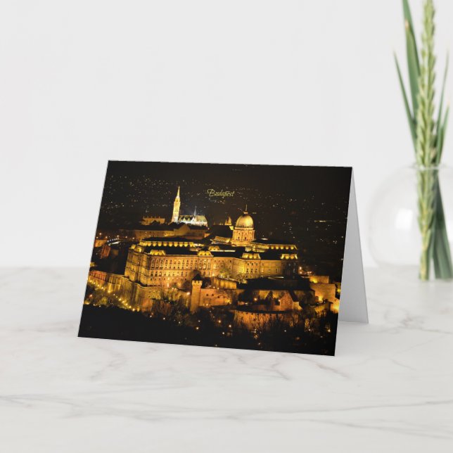 Cartão Budapeste à Noite (Frente)