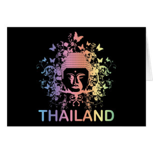 Cartão Buddha colorido Tailândia