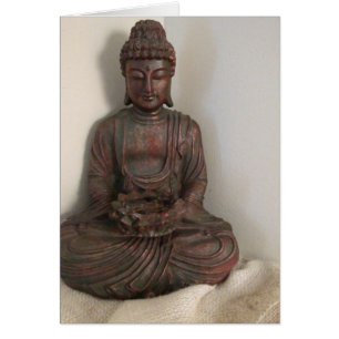 Cartão Buddha de assento